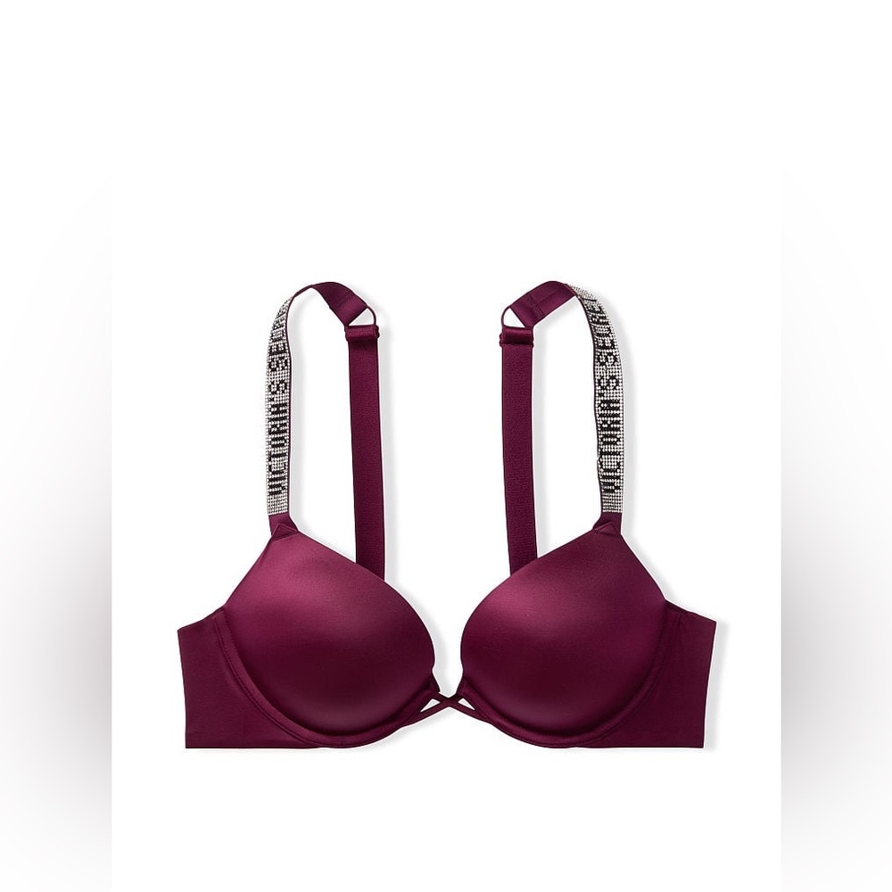 Victoria Secret Bombshell Push-up Shine Strap Bra